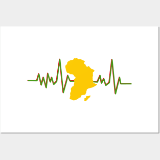 Never Forget Your African Roots Heartbeat Posters and Art